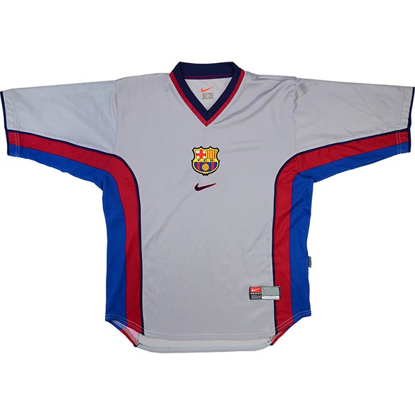 Authentic Camiseta Barcelona 2ª Retro 1998 2001 Gris